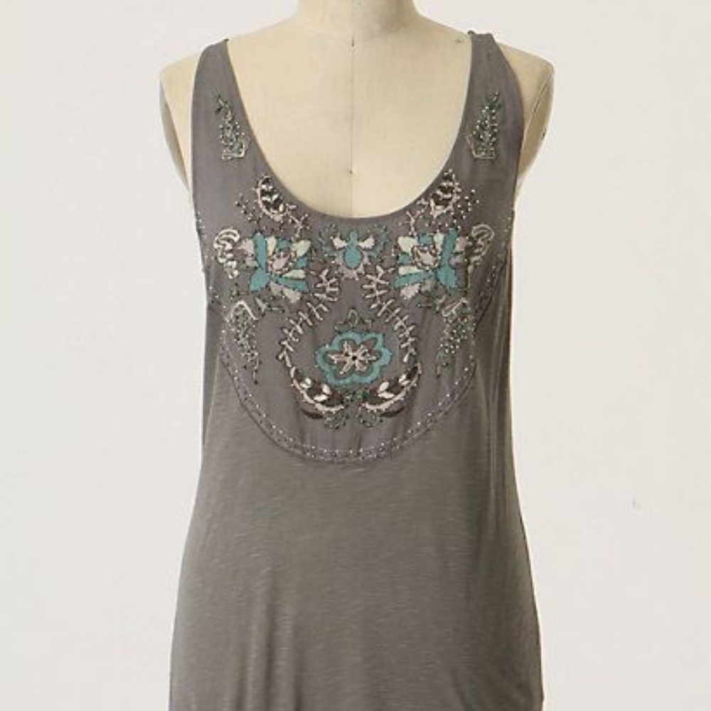 Anthropologie Enchanted Beginnings Tank, Small
